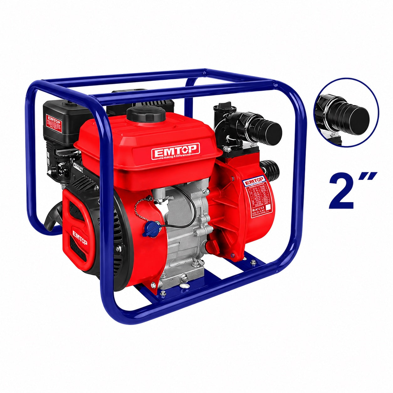 Emtop Gasoline Water Pump