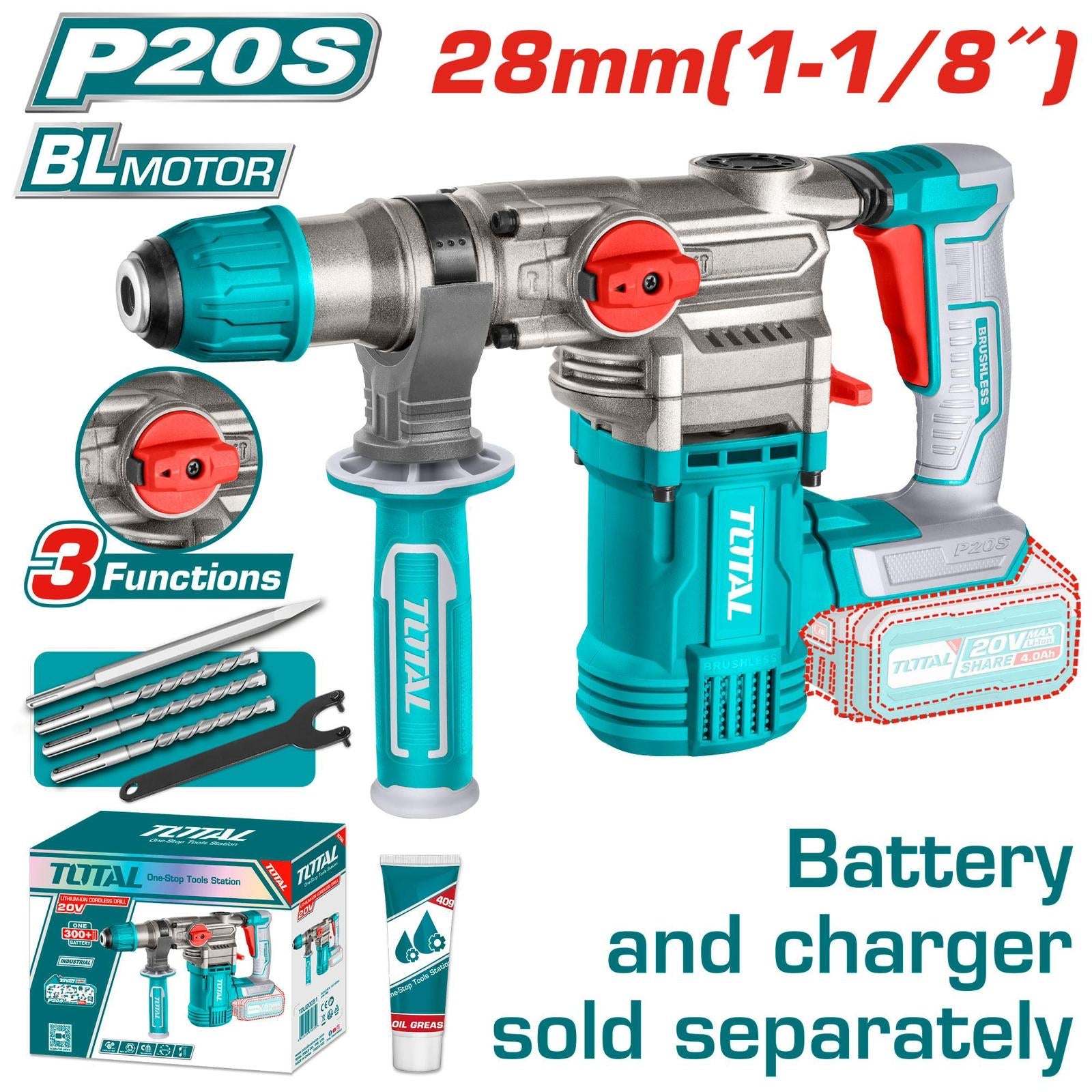 Cordless Rotary Hammer 20 B