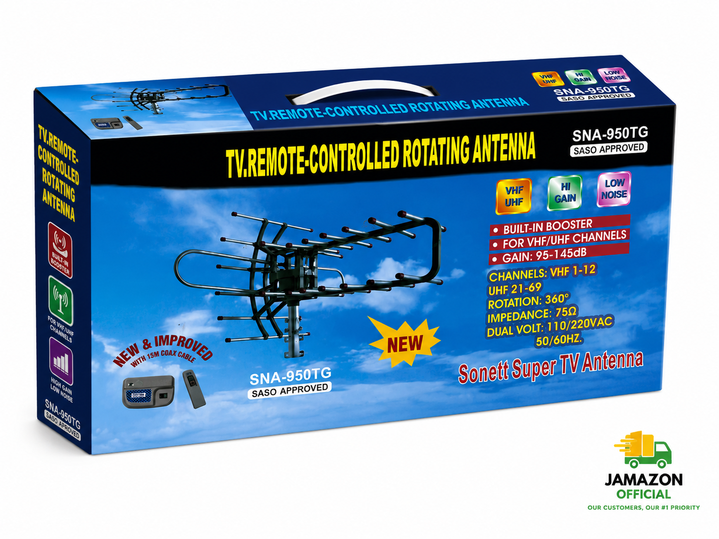 Tv Remote Controlled Rotating Antenna