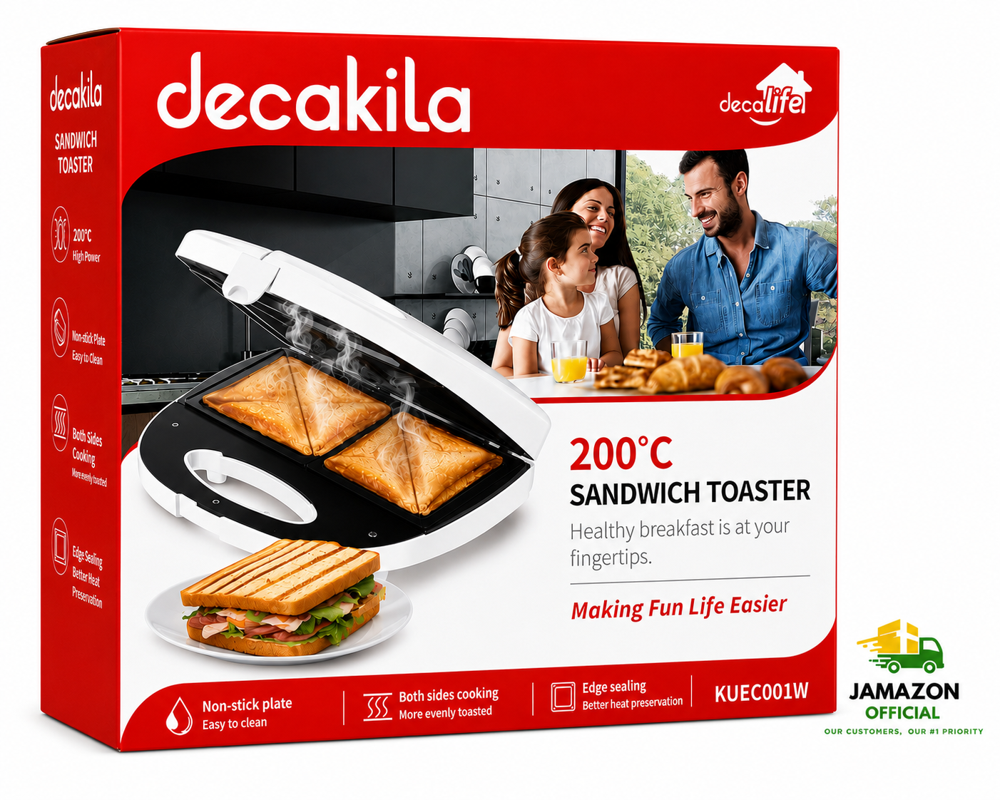 Decakila Sandwich Toaster