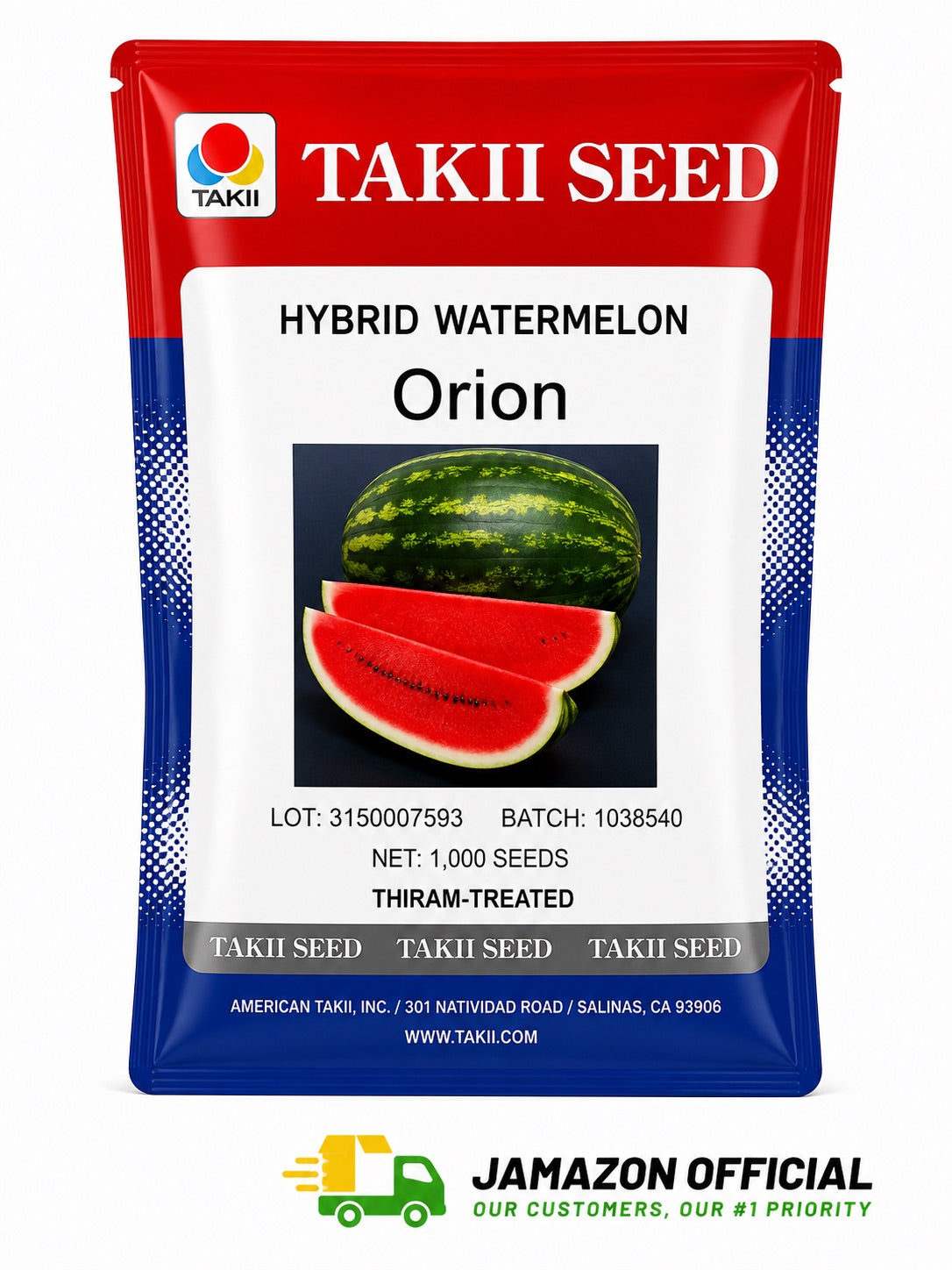 Takii Seed Hybrid Watermelon Orion
