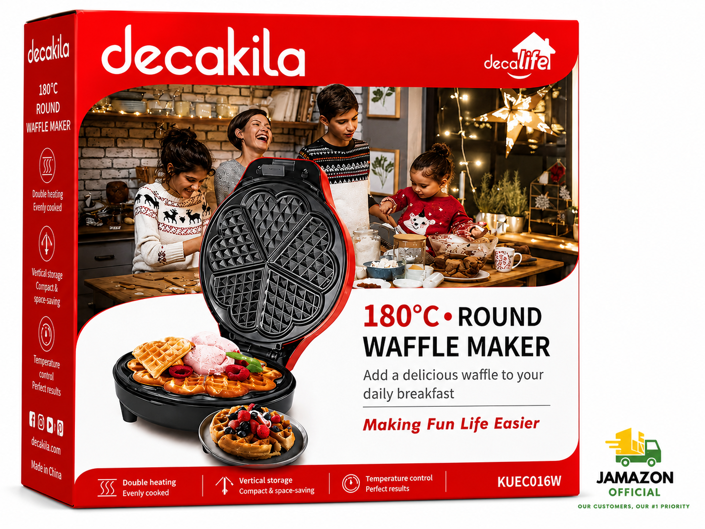 Decakila Round Waffle Maker