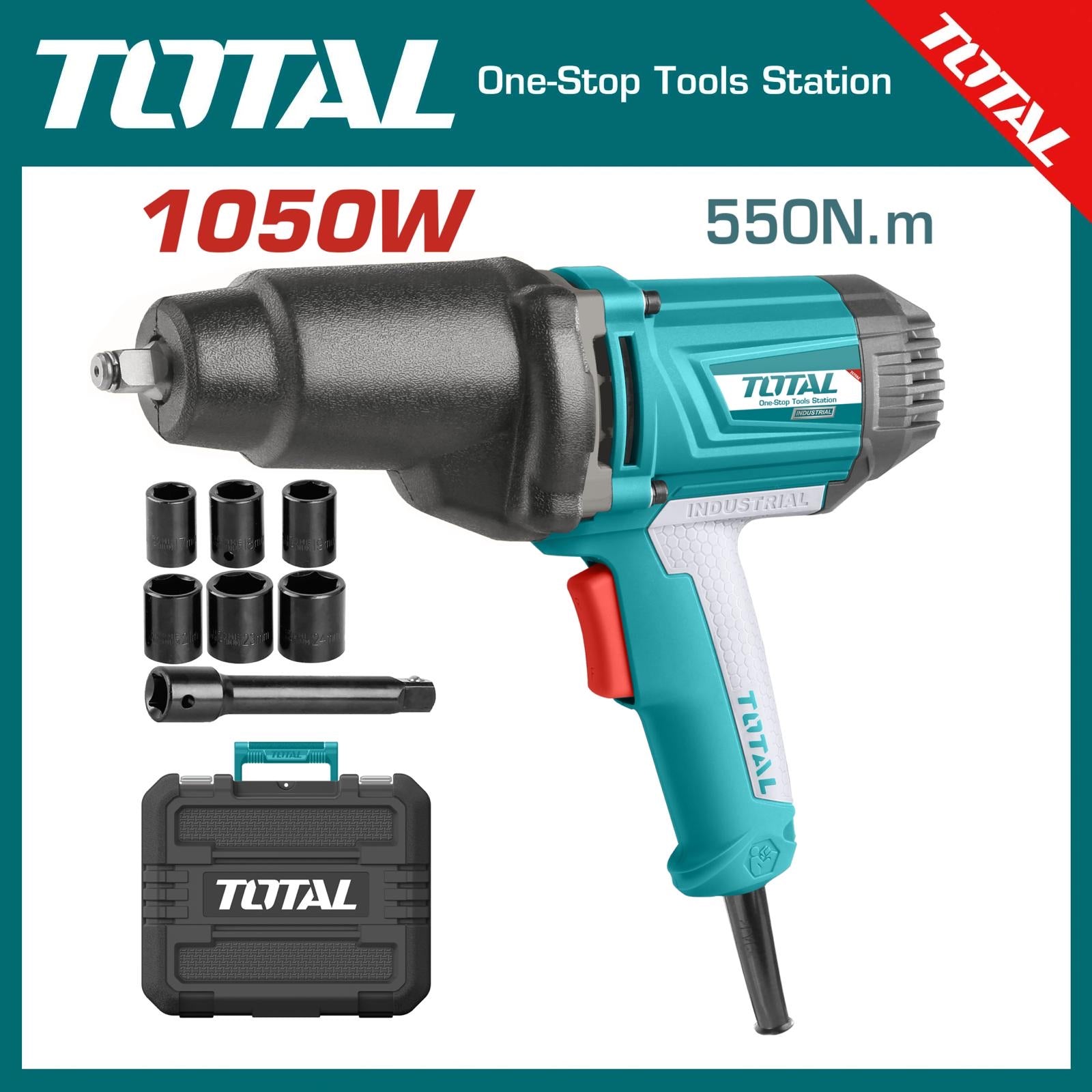 Impact Wrench 1050W / 550 Nm - $