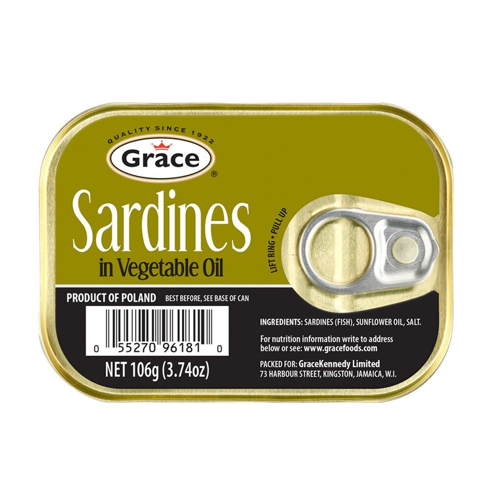 Grace Sardine In Vegetable Oil