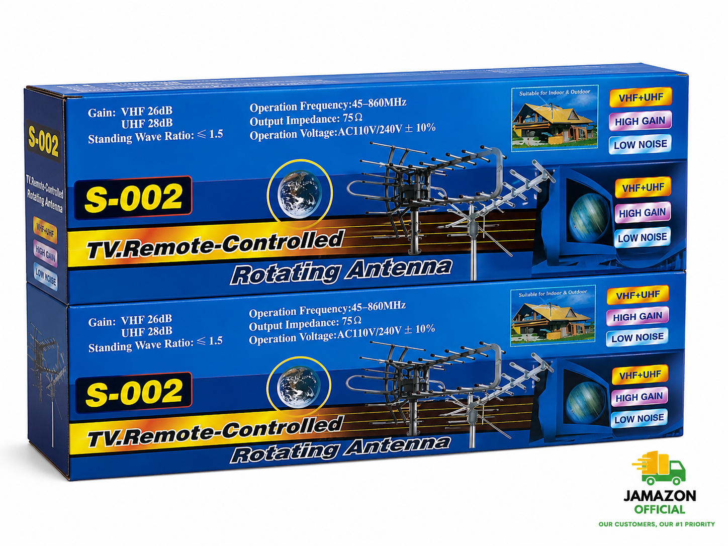 Tv Remote Controlled Rotating Antenna