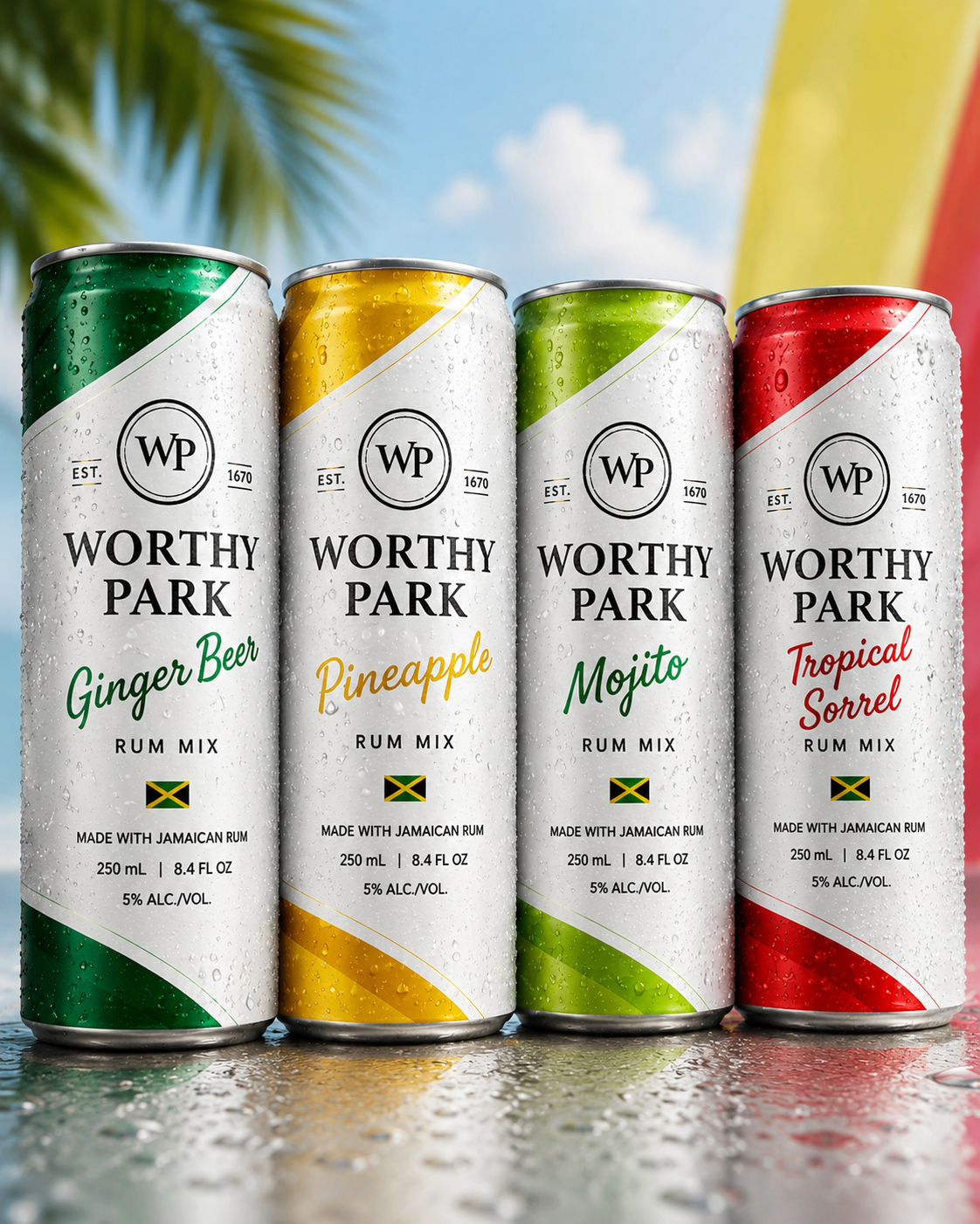 Worthy Park Tin Drinks
