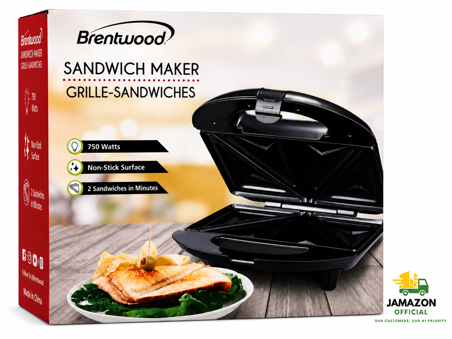 Brentwood Sandwich Maker