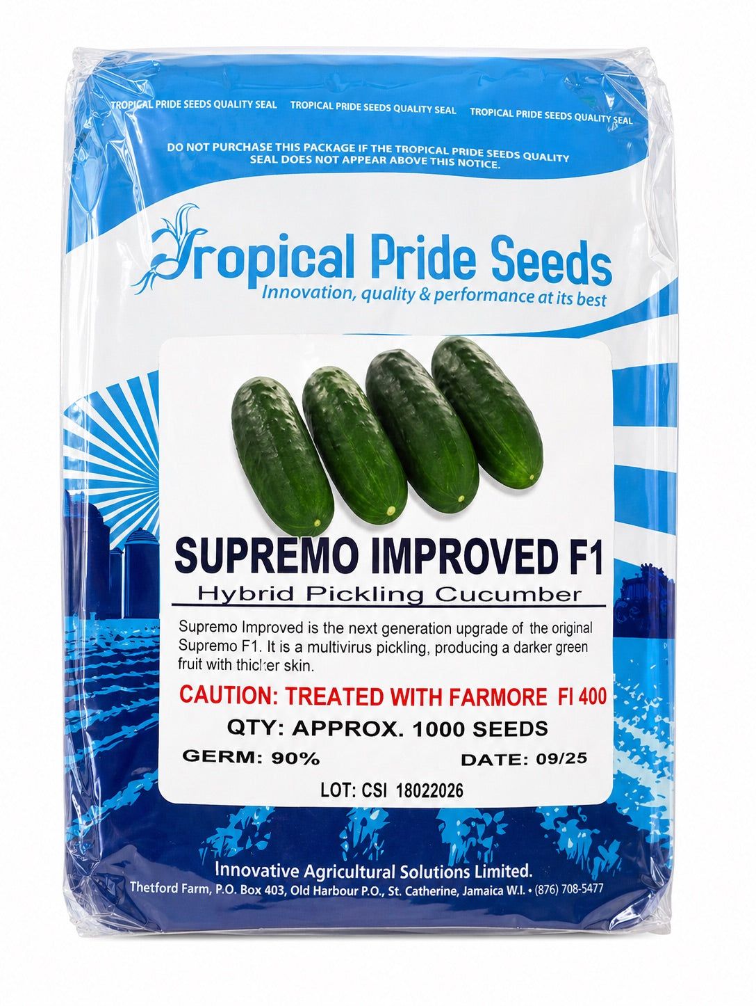 Tropical Pride Supremo Cucumber Seed