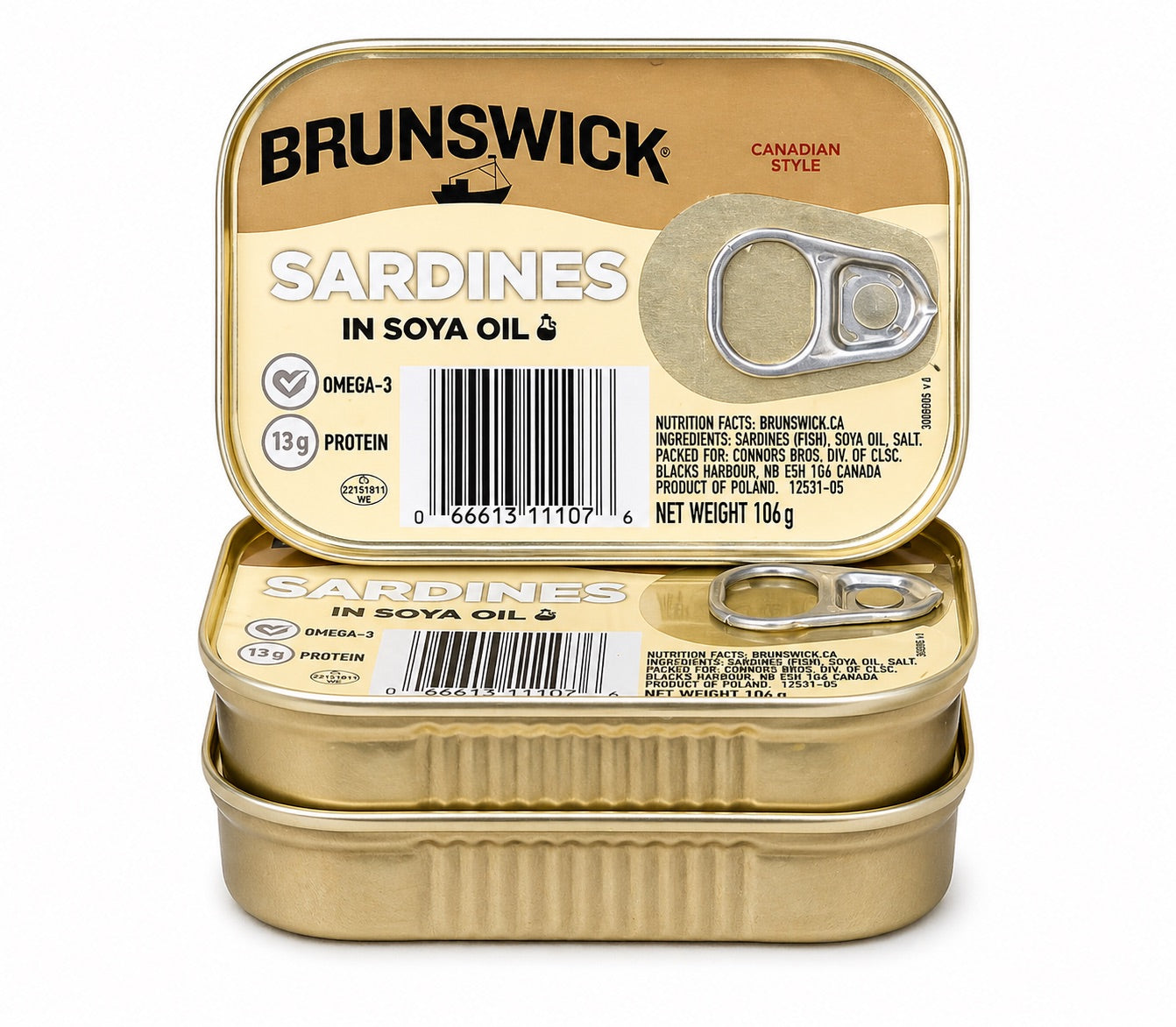 Brunswick Sardine in Soya Oil