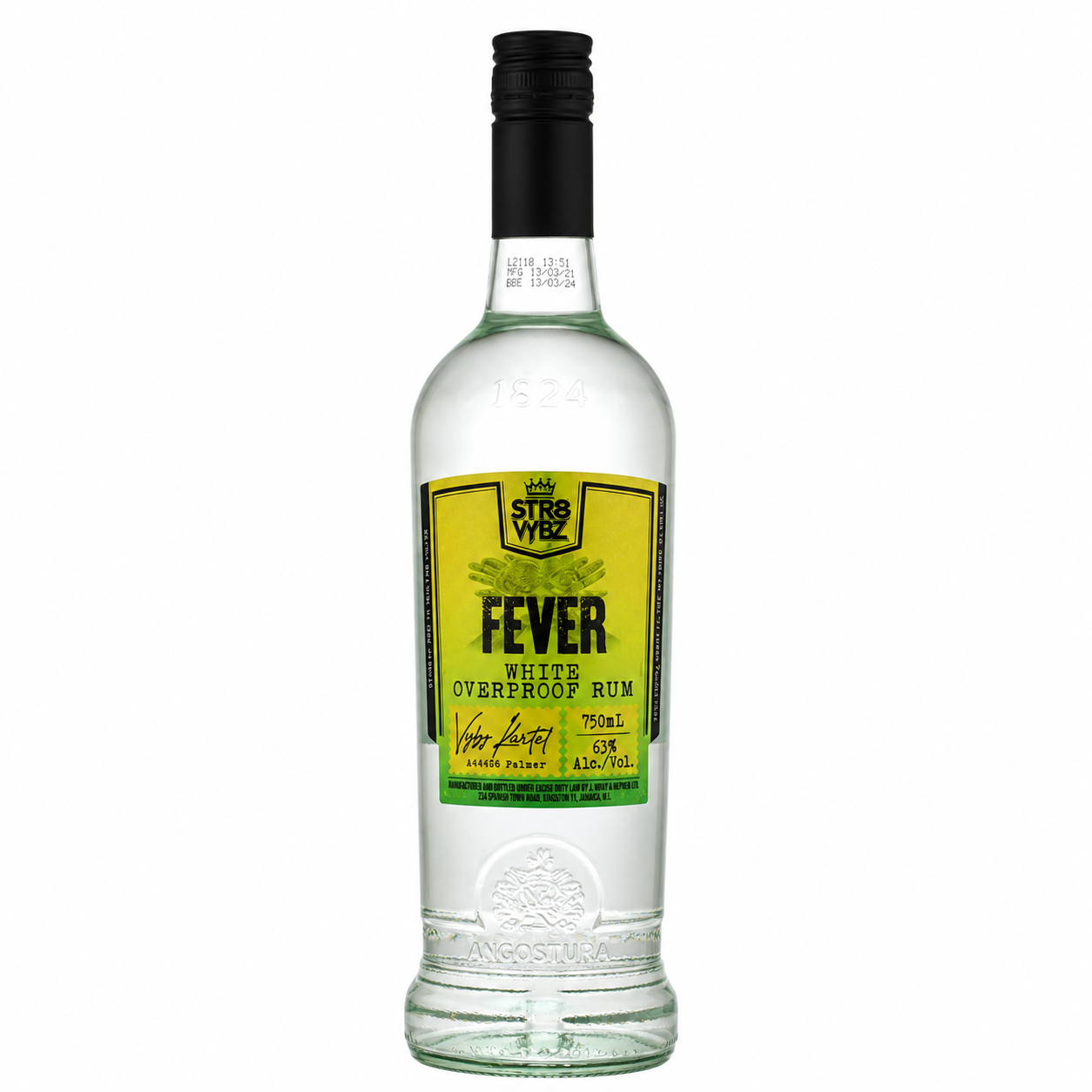 Fever White Overproof Run by Vybz Kartel