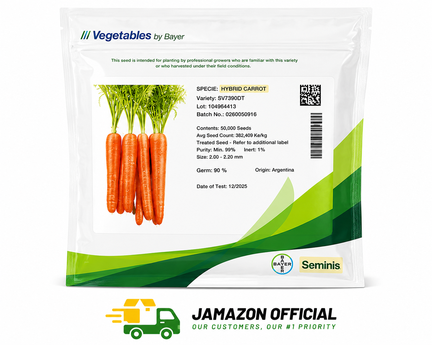 Seminis Hybrid Carrots